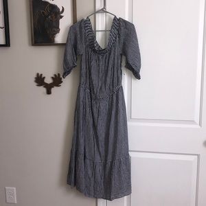 Off the shoulder maxi dress